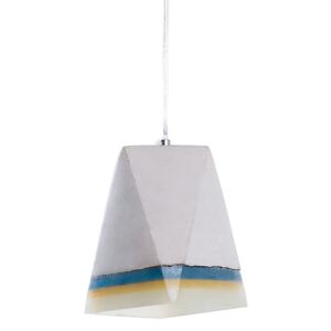 Závěsná stropní lampa ze šedého betonu - MABEL