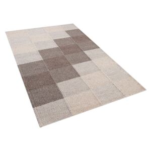 Hnědý bavlněný koberec 80x150 cm - NIZIP