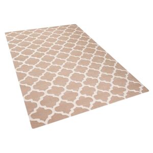 Béžový vlněný koberec 160x230 cm - ERBAA