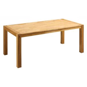 Světle hnědý dubový jídelní stůl 180 cm - NATURA