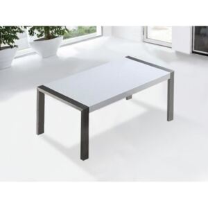 Luxusní bílý nerezový stůl 180x90 cm - ARCTIC I