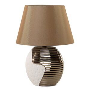 Moderní béžově-bronzová stolní lampa - ESLA