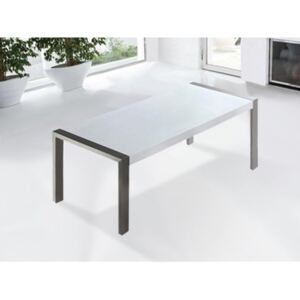 Luxusní bílý nerezový stůl 220 cm - ARCTIC I