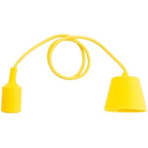 Silikonová žlutá závěsná lampa ARAKS
