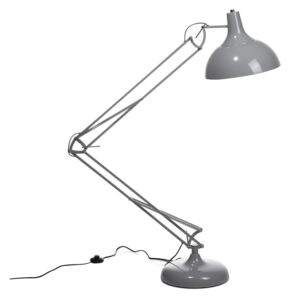 Klasická šedá stojací lampa - PARANA
