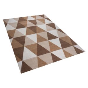 Béžový geometrický koberec 160x230 cm XANTI