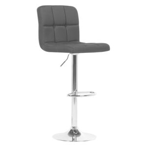 Černá čalouněná barová židle MARION
