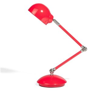 Kancelářská lampa , noční , nastavitelná , červená 60 cm HELMAND
