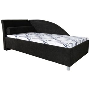 Jednolůžková postel (válenda) 90 cm Perla Plus (se 7-zónovou matrací lux) (L)