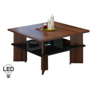 Konferenční stolek Vectra 1 (švestka + lesk černý)