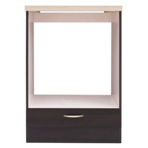 Spodní kuchyňská skříňka pod troubu BRW Junona line DPK/60/82 (Wenge)