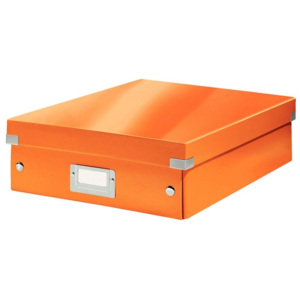 Krabice CLICK & STORE WOW střední organizační, oranžová