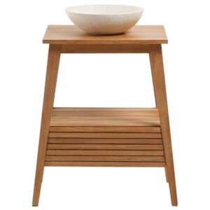 Dřevěný koupelnový stolek LaForma Sunday 70 x 50 cm
