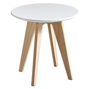 IDEA Nábytek Konferenční stolek RONDO bílý
