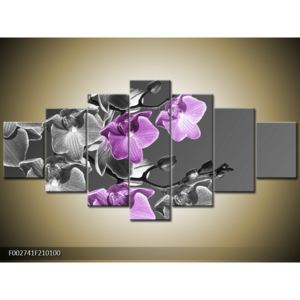 Obraz třech fialových květin (F002741F210100)