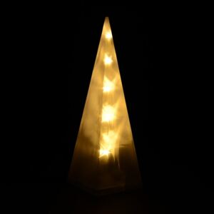 Goleto Vánoční pyramida 30 cm | 10 LED teplá bílá