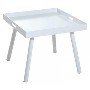 Goleto STYLE16 Konferenční stolek 60 x 60 x 50 cm | bílý