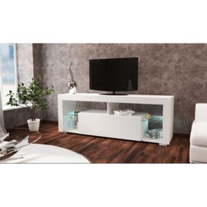 Casarredo *Televizní stolek VEGAS bílá/bílý lesk