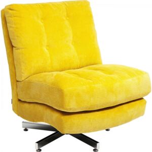 KARE DESIGN Otočná židle Cinema - žlutá