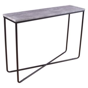Palace konzolový stolek (beton / černá)