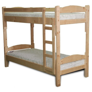 Dřevěná patrová postel SMRK