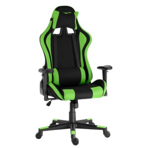 Herní židle RACING PRO ZK-022 TEX černo-zelená