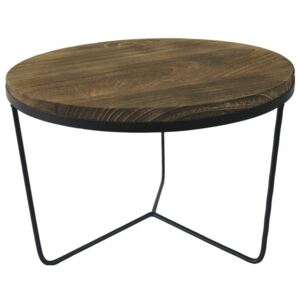 Přístavný stolek GORDON 2 pavlovnie/kov