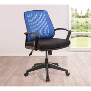 Čilek Studentská židle na kolečkách Comfort modrá