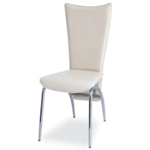 Židle v luxusním provedení krémová VANDA