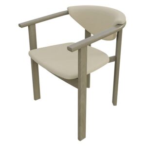 Židle JK27, Barva dřeva: sonoma, Potah: ekokůže Soft 018