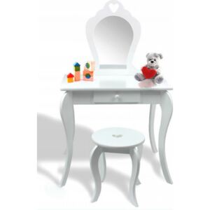 Inlea4Fun Toaletní stolek - bílý