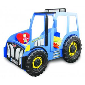 Dětská postýlka Traktor Inlea4Fun - modrá
