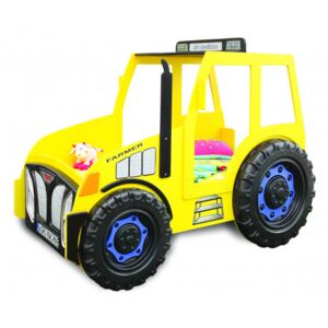 Dětská postýlka Traktor Inlea4Fun - žlutá