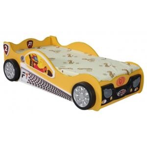 Dětská postýlka Monza Mini Inlea4Fun - žlutá
