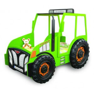 Dětská postýlka Traktor Inlea4Fun - zelená