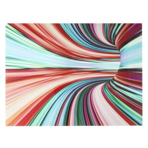 KARE DESIGN Obraz na skle Colorful Intoxication 120 × 160 cm, Vemzu