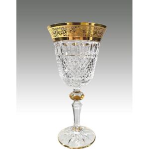 Bohemia Crystal ručně broušené sklenice na červené víno Felicie Romant