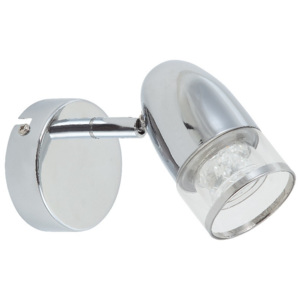 Nástěnné svítidlo ve stříbrné barvě s LED světlem SULION Perls