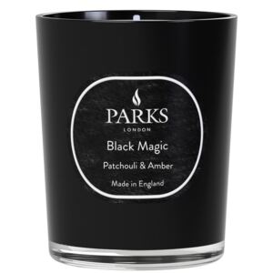 Svíčka s vůní pačuli a jantaru Parks Candles London Black Magic, doba hoření 45 h
