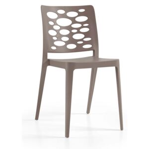 Moderní zahradní židle Venus Barva: béžovo-šedá