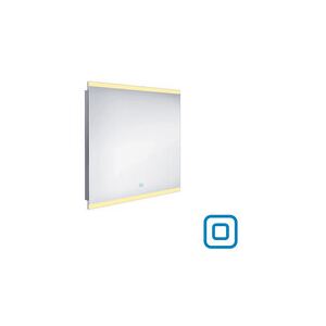 NIMCO Led zrcadlo zrcadlo LED 800x700 rám hliníkový ZP 12003V