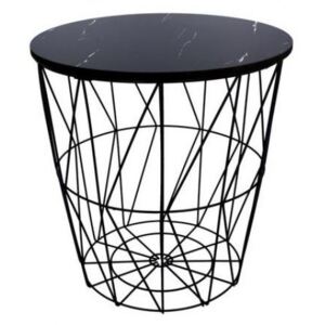 Konferenční stolek 29/30,5 cm Inlea4Home 9138 - černý