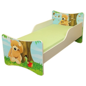 Dětská postel se zábranou Medvídek