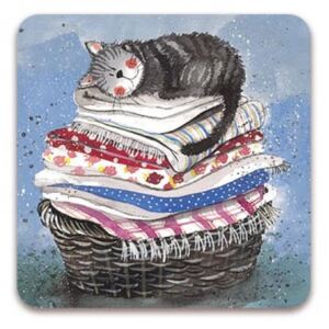 Podložka, podtácek Laundry basket, Alex Clark (Podložka kočka, s kočkou)