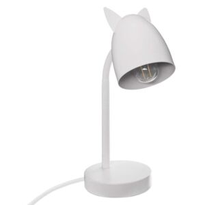 Stolní lampa OREILLLES ROSE, kov, barva bílá