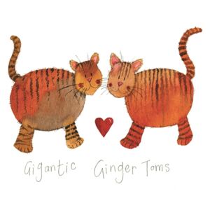 Korkové prostírání Gigantic Ginger Toms Alex Clark (Prostírání s kočkou, kočka)