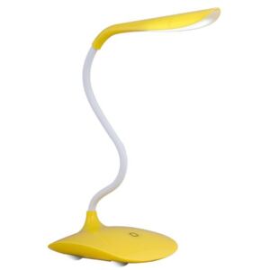 Nabíjecí stmívatelná LED stolní lampička 3W denní světlo, žlutá