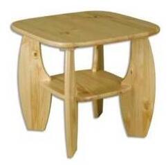 Drewmax ST115 - Konferenční stolek z masivní borovice 65x65x60cm - Šedá