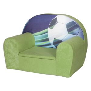 Dětské křesílko Fotbalový míč - Zelená