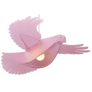 Dětská lampa holub - Růžová